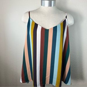 Leith Striped Lined Camisole XXL